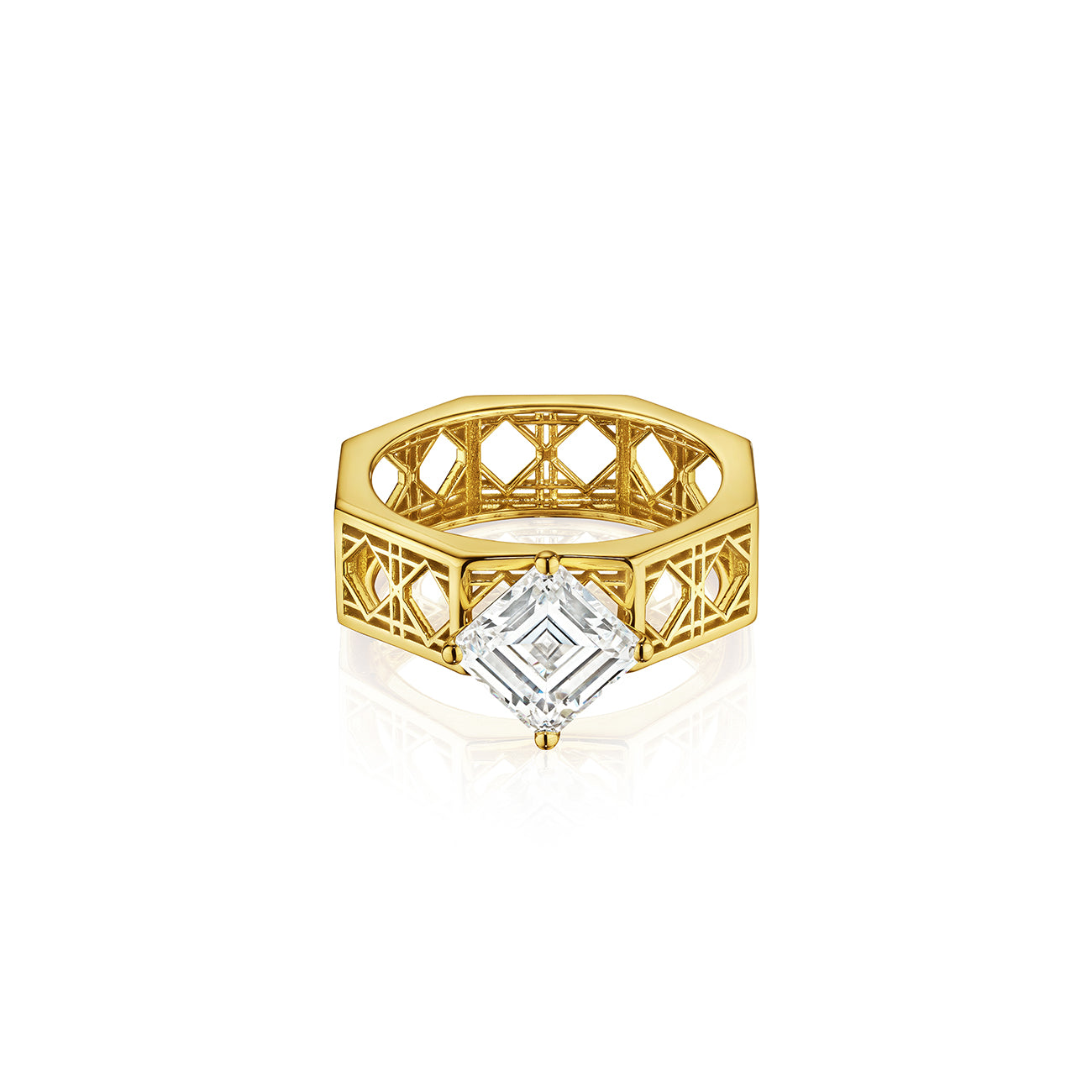 Doudou Chéri Engagement Ring, 18K Yellow Gold
