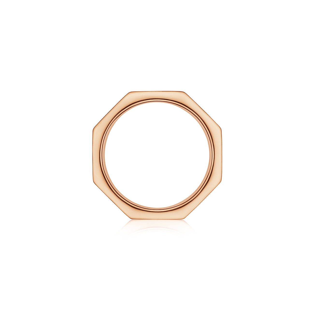 Doudou Wide Band Ring, 18K Rose Gold