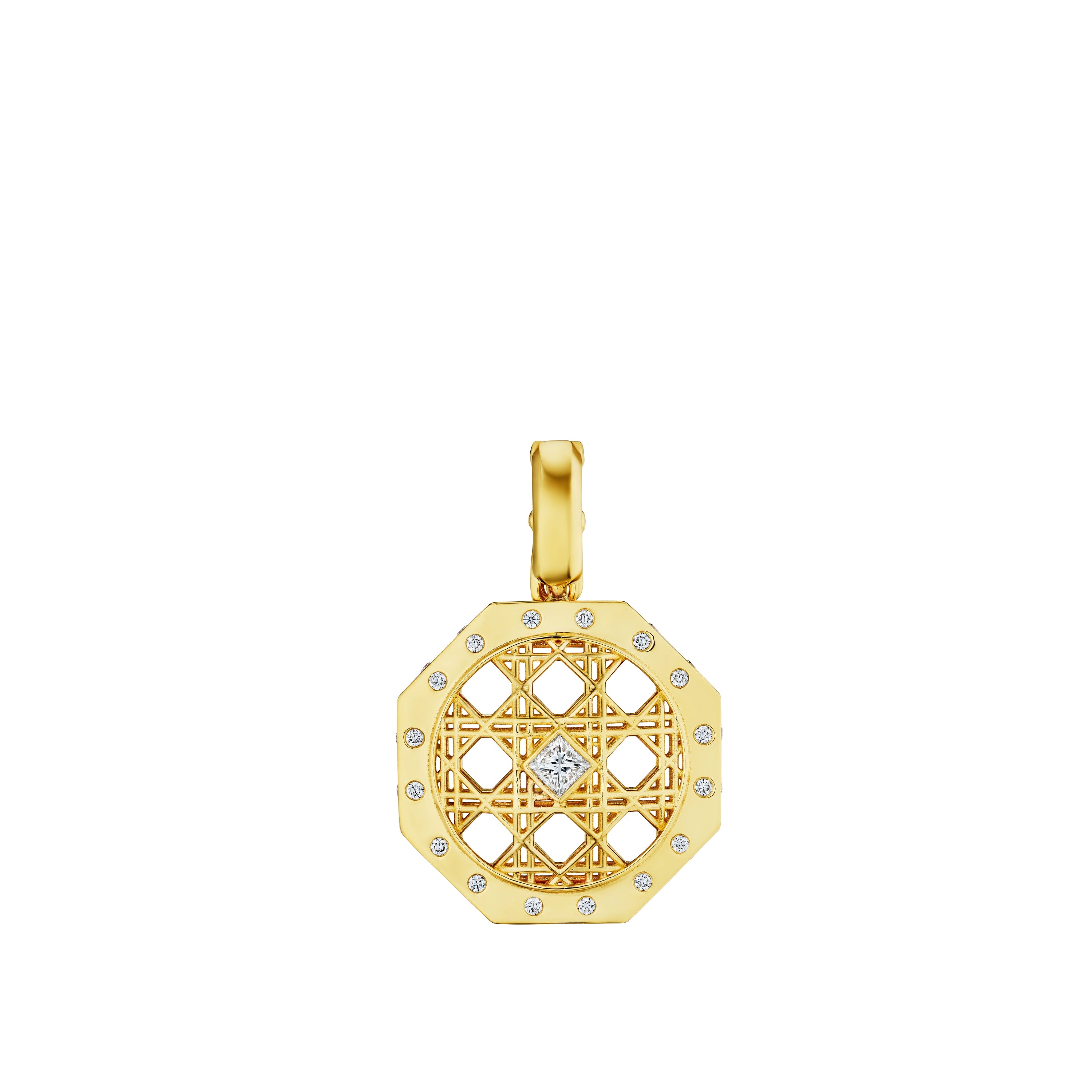 Doudou Pendant with Ti Diamonds